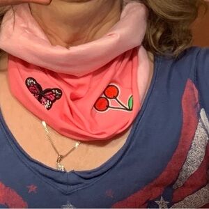 Neck scarf, gator great for keeping the sun hitting your face, running, cycling